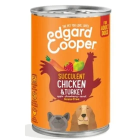Edgard Cooper Pollo e Tacchino 400 g - Umido per cani