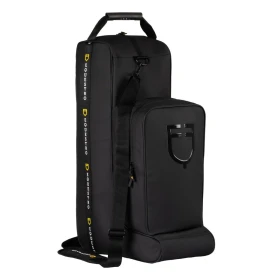 Equestro Borsa porta stivali e casco in tessuto tecnico - Unica Nero