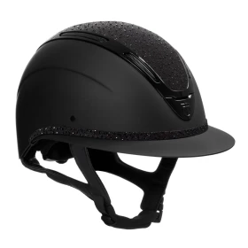 Equestro Cap Apocalypse - Casco donna opaco con brillantini