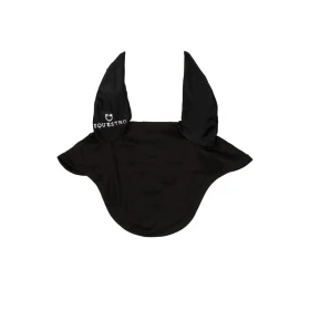 Equestro Cuffietta pony in cotone con orecchie elasticizzate
