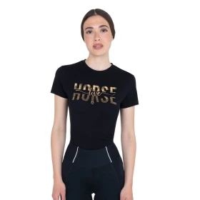 Equestro Horse Love - T-shirt donna in cotone