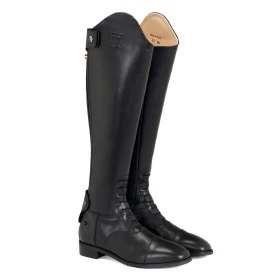 Equestro Inspire - Stivali unisex in vitello con zip e lacci