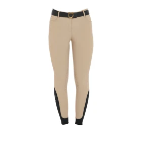 Equestro Pantaloni Zenda donna Slim Fit con Grip