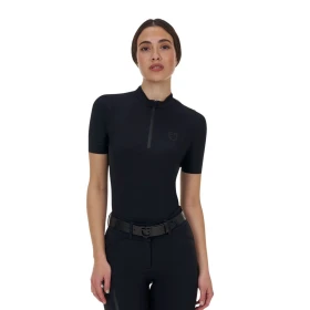 Equestro Polo Ridertechnology donna slim fit manica corta