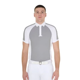 Equestro Polo uomo da concorso Slim Fit - 4 bottoni