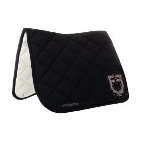 Equestro Sottosella Dressage in Tessuto Tecnico con Logo Strass