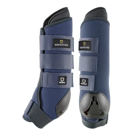 Equestro Stable Boots in Neoprene e Cotone - Rinforzo Plastica (2 pz)