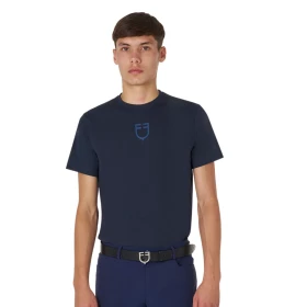 Equestro T-shirt uomo logo tono su tono