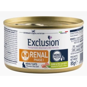 Exclusion Cat Renal Fase I Maiale/Piselli/Riso 85g - Dorado