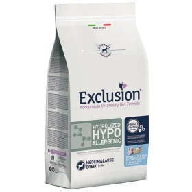 Exclusion Dog Hydrolized Medium/Large Hypo Pesce/Amido 2kg - Dorado