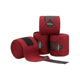 Fasce LeMieux Polo Burgundy - Set da 4
