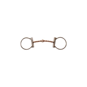 Filetto Western a D Pool's - Torciglione Rame Grosso - 12,5 cm