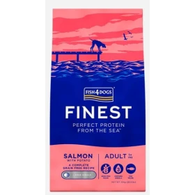 Fish4Dogs Finest Adult Salmone/Patate (Large Kibble) KG 12