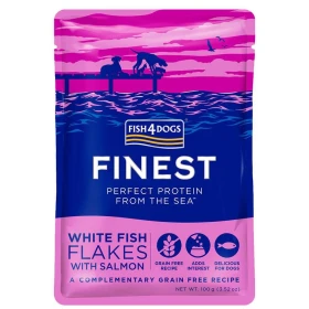 Fish4Dogs Finest Pesce Bianco/Salmon Mousse 6 x 100g