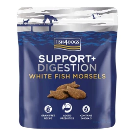 Fish4Dogs Support/Digestion Bocconcini Pesce Bianco 225g