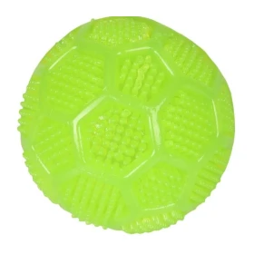 Flamingo Krico Dental Squeaky palla verde 10 cm per cani