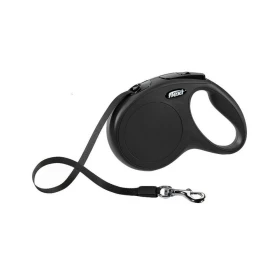Flexi New Classic L Fettuccia 5 m - Nero