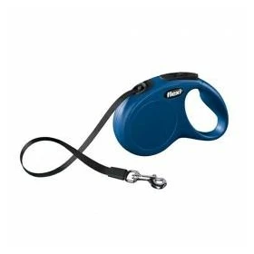 Flexi New Classic S fettuccia 5 m - Blu