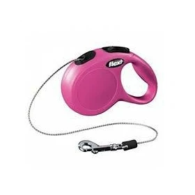 Flexi New Classic S guinzaglio a corda 5 m rosa