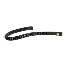 Frontalino con tripla fila di cristalli Equestro