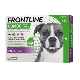 Frontline Combo Spot-On Cani G 20-40 kg - 3 pipette da 2,68 ml