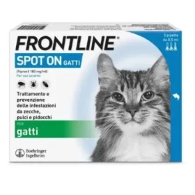Frontline Spot-On per Gatto - 3 Pipette