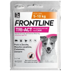 Frontline Tri-Act Cane 5-10 kg - 1 pipetta
