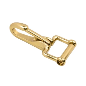 Gancio in acciaio placcato ottone Supreme (Umbria Equitazione)