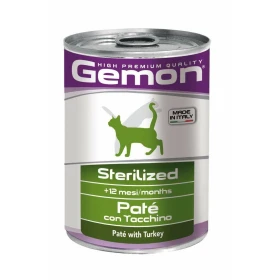 Gemon Cat Paté Sterilized Tacchino 24 x 400 g