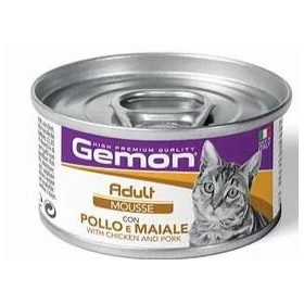 Gemon Mousse per Gatti Pollo e Maiale 85 g