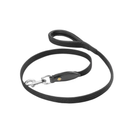 Guinzaglio in Cordura Equestro con Impugnatura Imbottita e Dettagli in Pelle