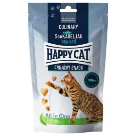 Happy Dog - Happy Cat Crunchy Snack Merluzzo/Piselli 70 g