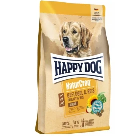 Happy Dog NaturCroq Pollo & Riso Crocchette per Cani 11 kg