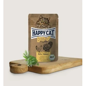 Happycat Bio Buste Pollo/Tacchino per Gatti 12 x 85 g