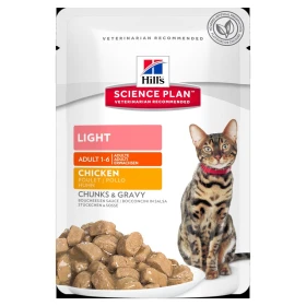 Hill's Gatto Umido Light al Pollo - 12 x 85 g