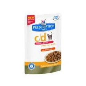 Hill' s Prescription Diet C-D umido Urinary Stress al Pollo - 12 x 85 Gr