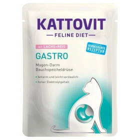 Kattovit Buste Gastro Salmone e Riso 24 x 85 g