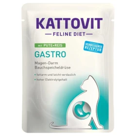 Kattovit Buste Gastro Tacchino/Riso per gatti 24 x 85 g