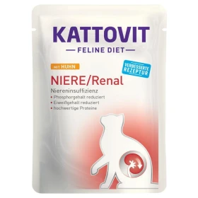 Kattovit Renal Pollo - Buste umido per gatti 24 x 85 g
