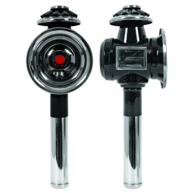 Lampade anteriori medie per carrozza JM (coppia, ottone/inox)