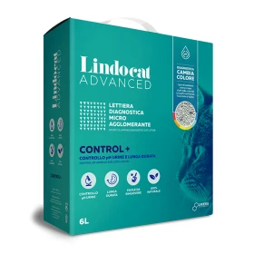 Lettiera Agglomerante Control + - 6 L - Lindocat