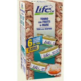Lifecat Multipack 6 x Gr 50 Tonno/Frutti di Mare - Lifepet