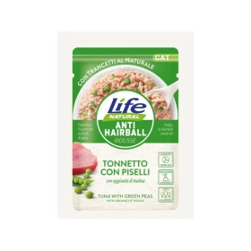 Lifepet Lifecat Buste Anti-Hairball Tonnetto/Piselli 30 x 70 g