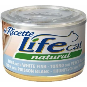 Lifepet Lifecat Ricette Tonno e Pesce Bianco 150 g