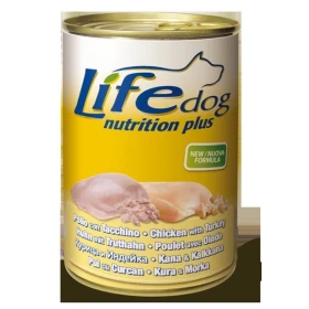 Lifepet LifeDog Pollo/Tacchino 400 g - Mangime umido per cani