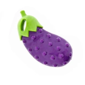 Melanzana Veggie con Squeaker per cani - Ferribiella