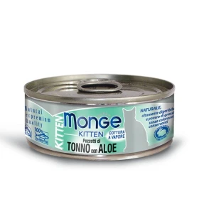 Monge Cat Kitten Tonno Bonito/Aloe 80 g - Umido per Gattini