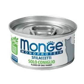 Monge Cat Mono Sfilaccetti con Coniglio 80 g