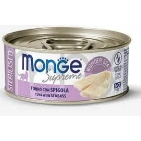 Monge Superpremium Cat Supreme Steril Tonno e Spigola 80 g