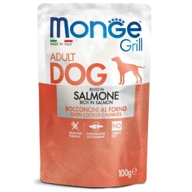 Monge Dog Grill Buste Salmone 24 x 100 g